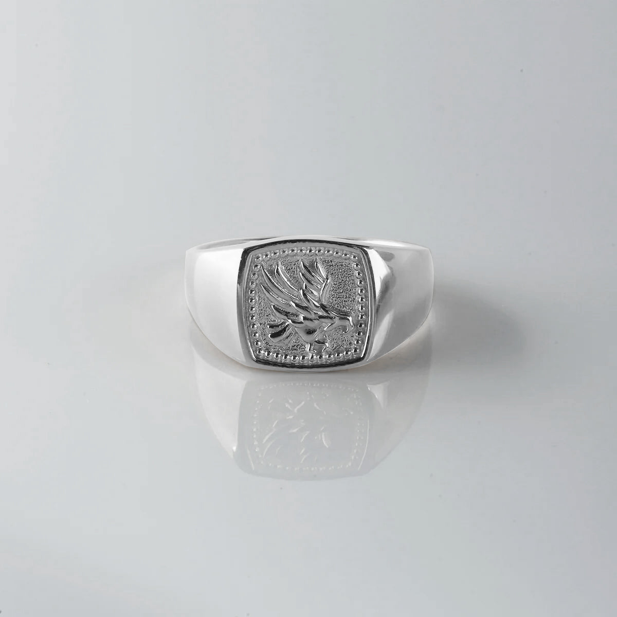 Eagle signet Ring SILVER