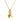 DUBj-287-3 Sway Crown Necklace YELLOW GOLD