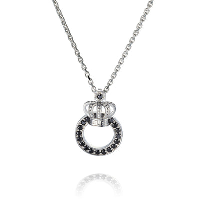 DUBj-296-1 Crown ring Necklace
