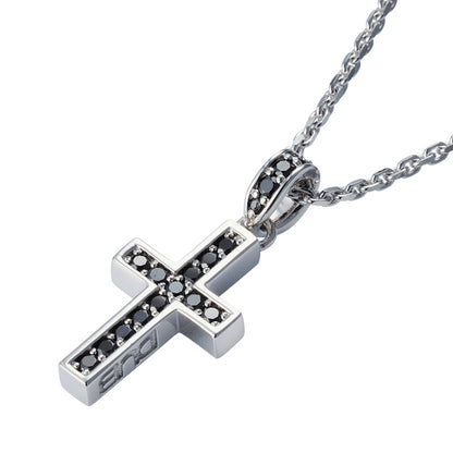 DUBj-297-1 Rectilinear Cross Necklace